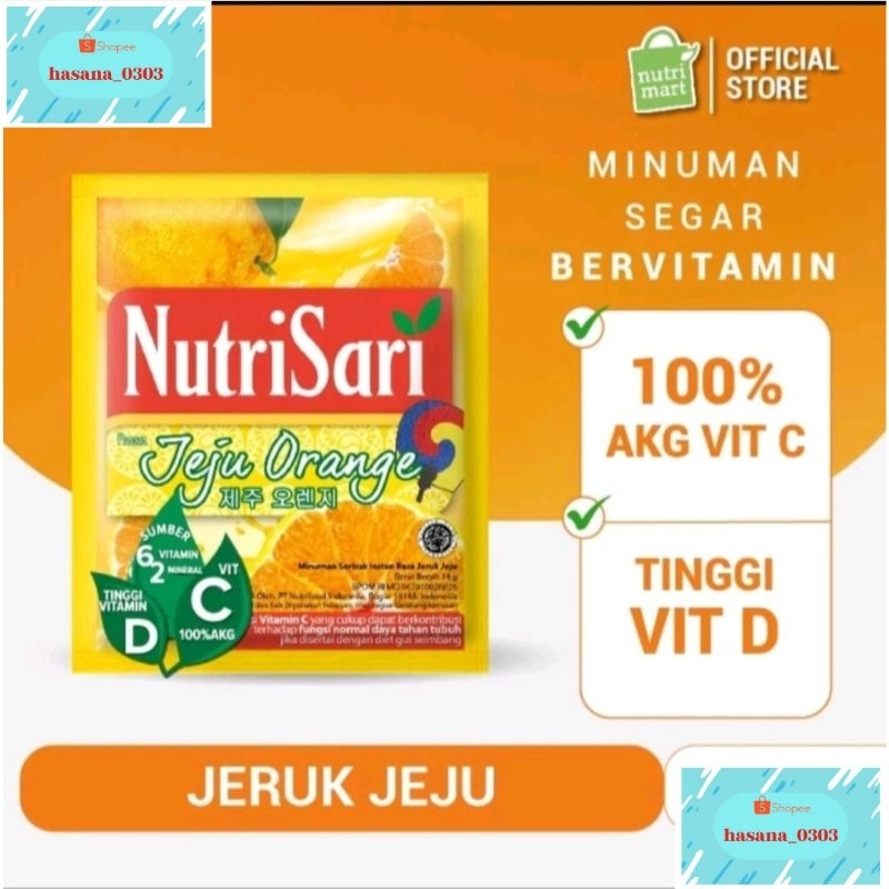 

Nutrisari Jeju Orange 10 Sachet