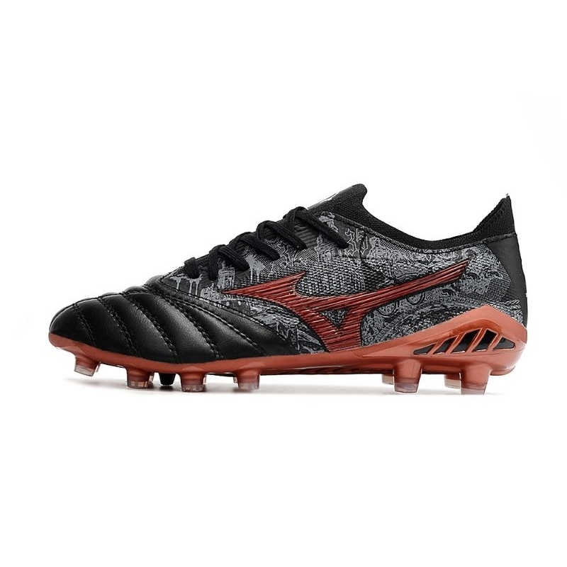 SEPATU BOLA MIZUNO MORELIA NEO 3 BETA ELITE SR4 BLACK RED FG