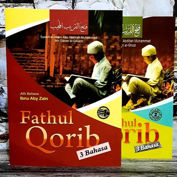 FATHUL QORIB SAKU / Terjemah fathul qorib 3 bahasa 2 jilid / Fathul qorib makna pegon / buku pesantr