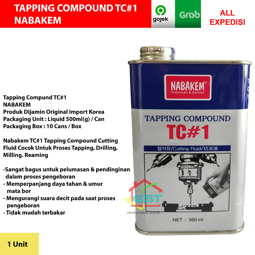 NABAKEM tapping compound tc#1/tapmatic/taping fluid tc1
