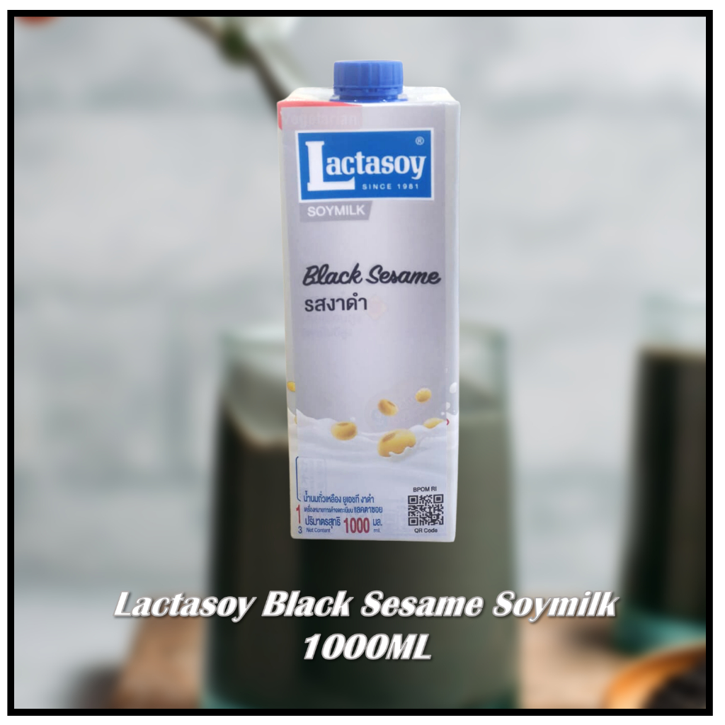 

Lactasoy black sesame soymilk 1000ML