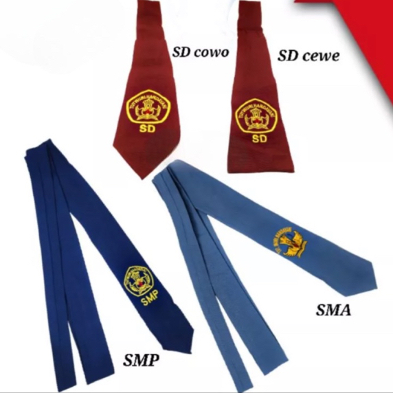 Dasi Sekolah, Dasi SMP, Dasi SMA