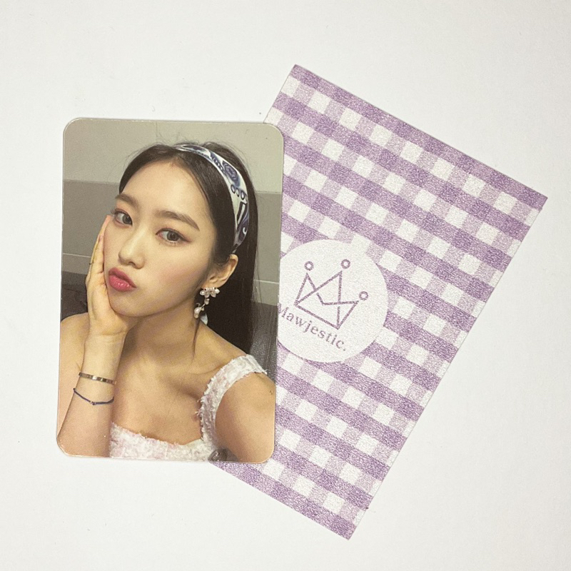 PHOTOCARD OH MY GIRL YUBIN ARIN POLAROID REAL LOVE LOVE BOUQUET RPC DUN DUN DANCE REAL OHMYGIRL NONS