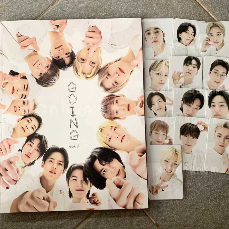 [Ready] Unsealed Going Magazine Vol.2 White Version Fullset (Magazine + Photocard OT13) Scoups Jeong