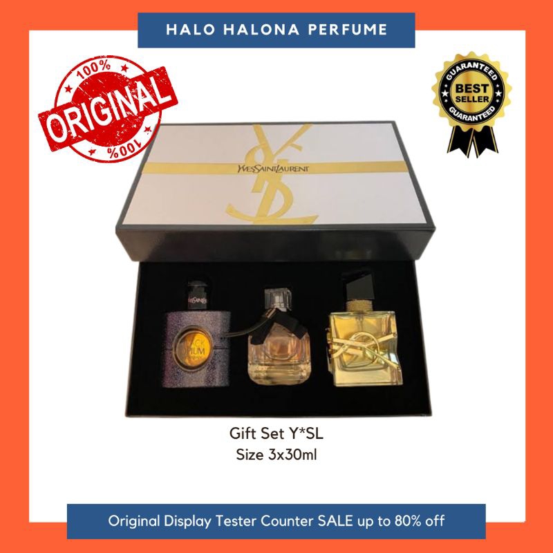 Gift Set Opium Mon Paris Libre Box Segel Parfum Original Authentic Tester Display Counter