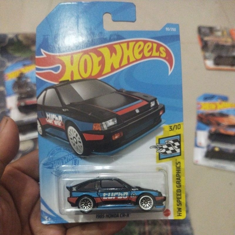 Hot Wheels Honda CRX Hitam Biru