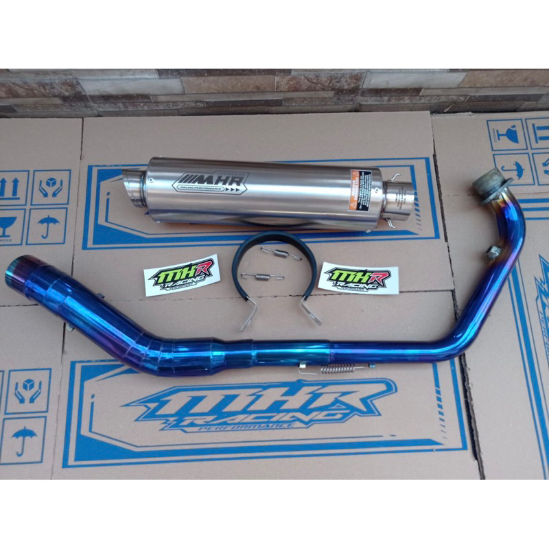 Knalpot MHR RACING CBR FU SONIC R15 MX CB TIGER BYSON VIXION MEGAPRO DLL