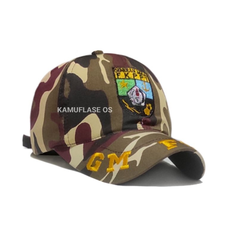 TOPI GM FKPPI Topi loreng FKPPI Bordir logo