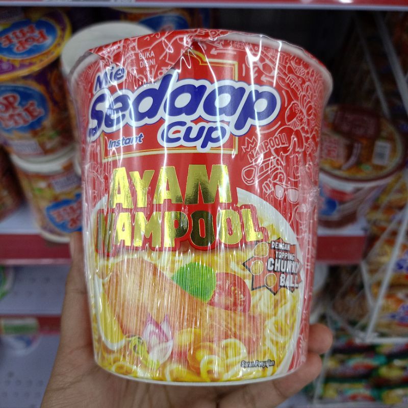 Mie Sedaap Cup Ayam Nampol | Mie Sedap Cup