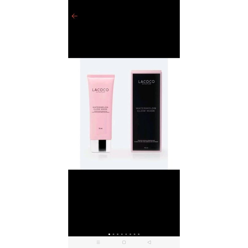 PRELOVED.LACOCO.WATERMELON.GLOWMASK