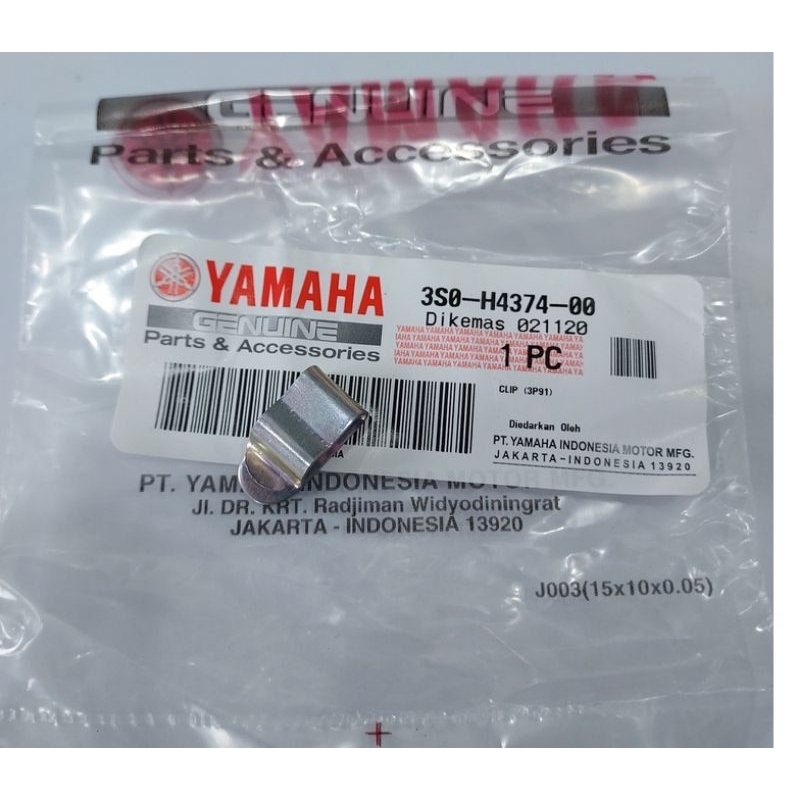 Clip Klip Pengunci Reflektor Lampu Depan Original Genuine Yamaha Vega Vixion Jupiter / 3S0-H4374-00