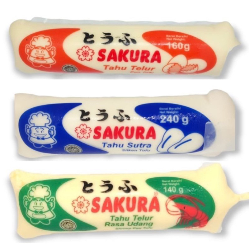 

SAKURA TOFU POLOS 240GR TAHU SAKURA / TOFU SAKURA REGULER 240G / UDANG / TELUR