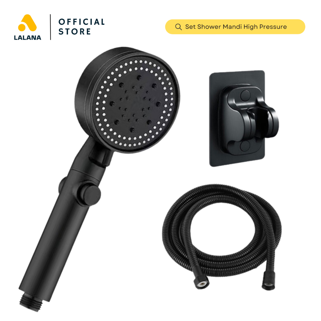 Shower Kepala Spray Bidet Kamar Mandi Tekanan Tinggi 5 in 1 Minimalis Premium