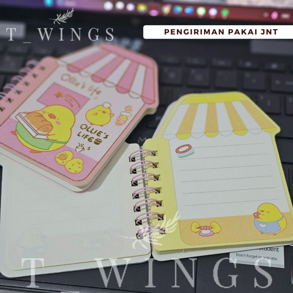 

Notebook Ollie's Life Bermotif / Pocket Notebook Olloe's Life