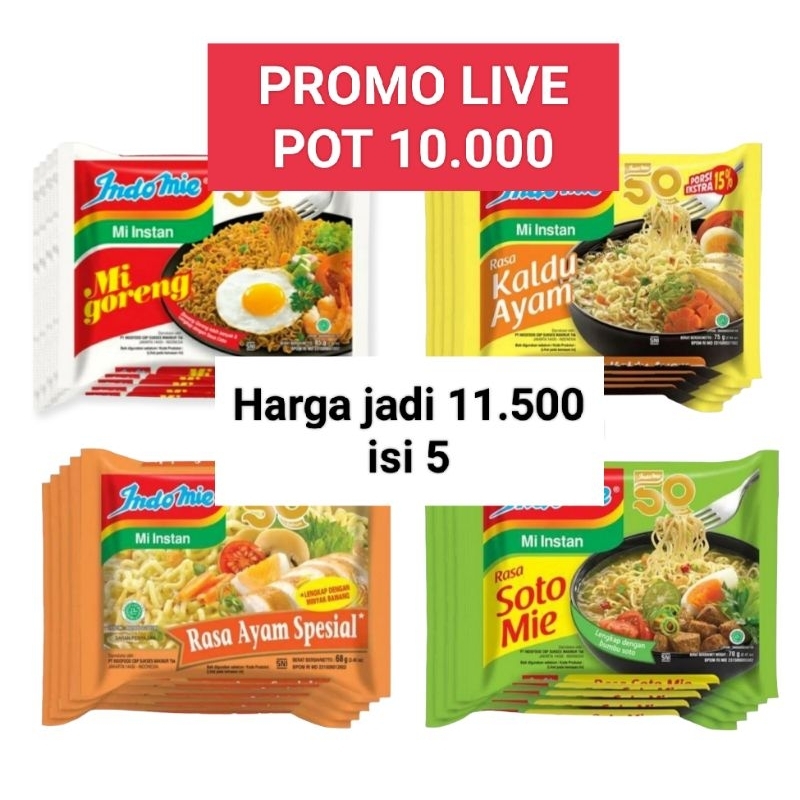 

INDOMIE GORENG/KUAH ISI 5