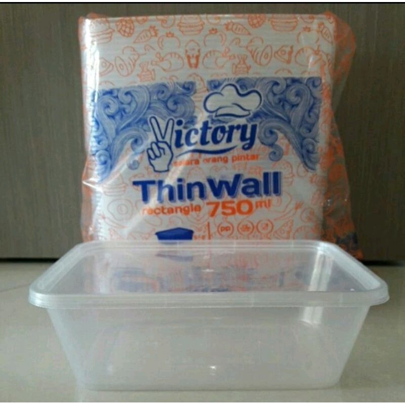 THINWALL VICTORY RECT 750ml