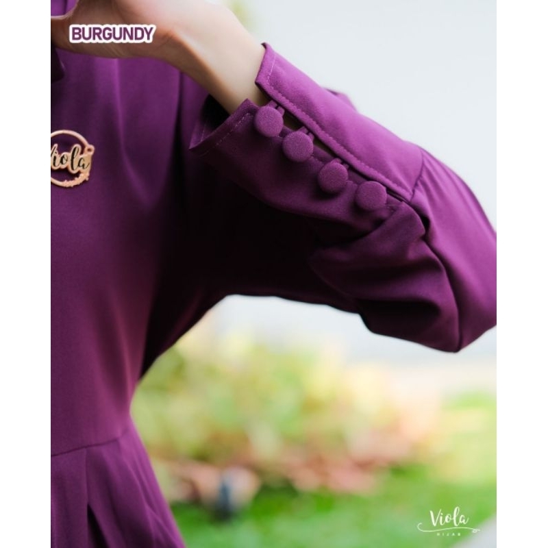 GAMIS PREMIUM VIOLA ORIGINAL MURAH KANCING