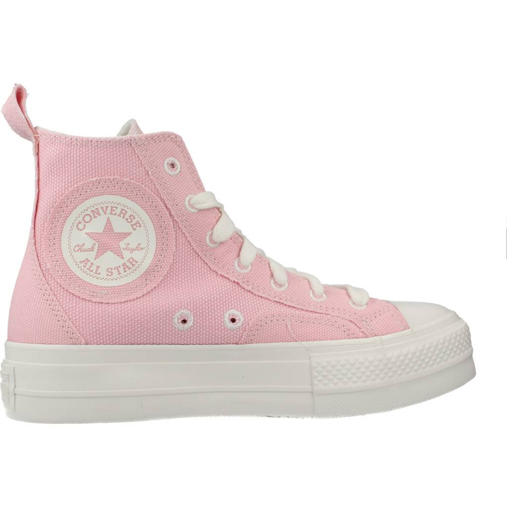 Converse Chuck Taylor All Star Lift Platform Oversized Patch Crafted Pink