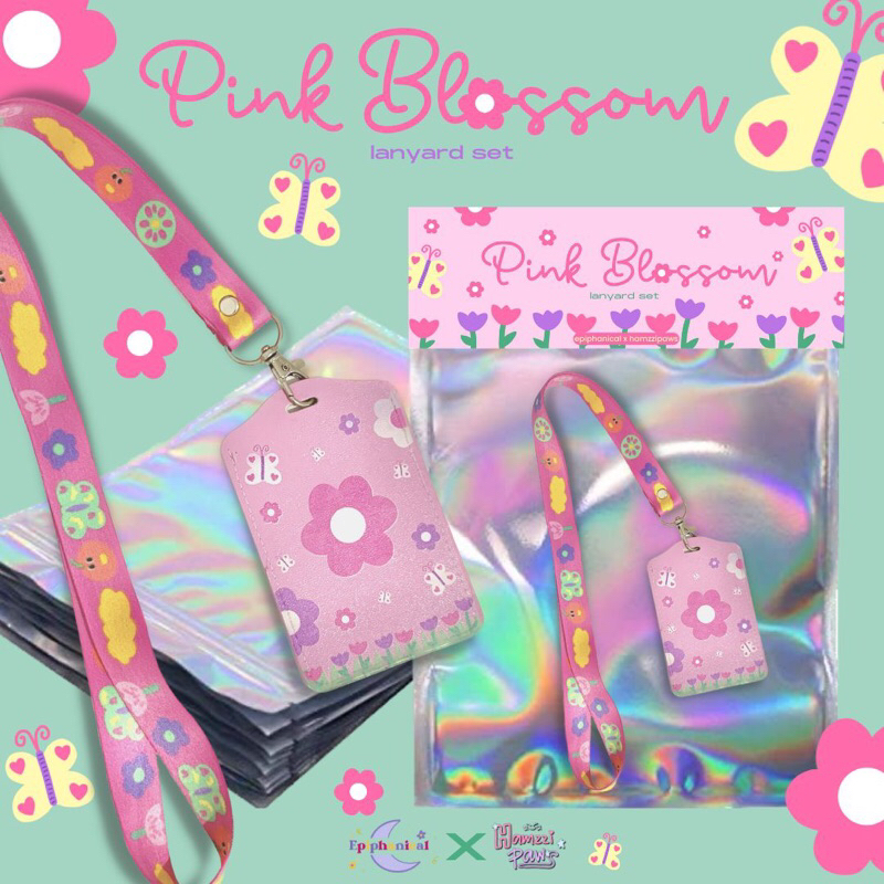 

pelunasan pink blossom lanyard set