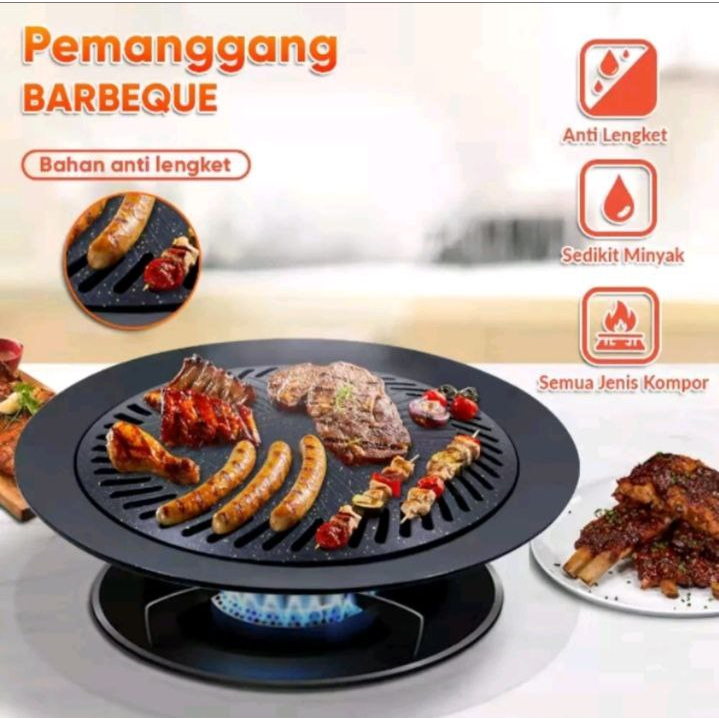 Ultra grill pan bulat