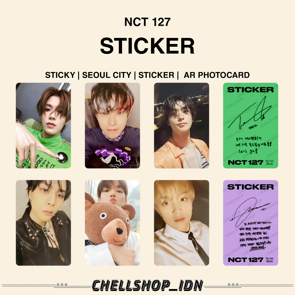 PHOTOCARD [NCT 127] STICKER