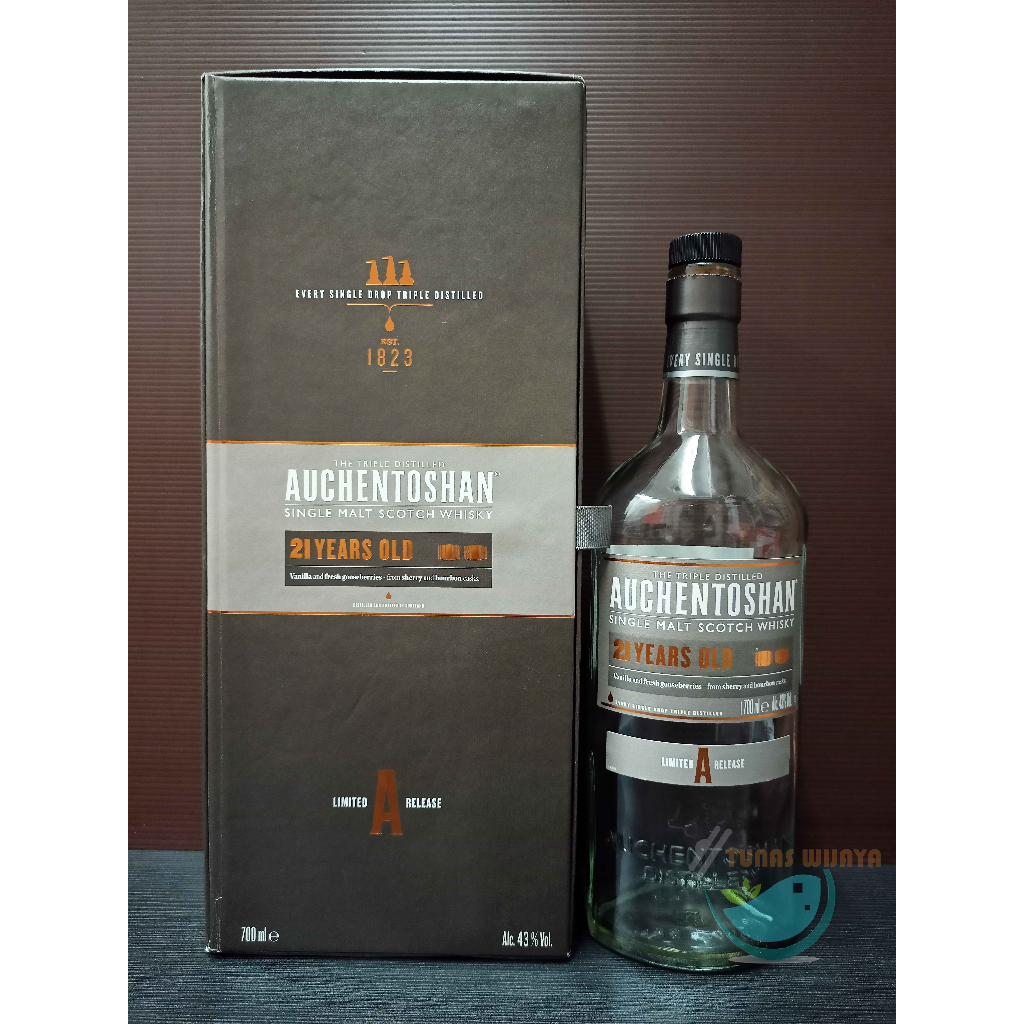 Botol bekas Auchentoshan 21 Limited A Release 700 ML + Box