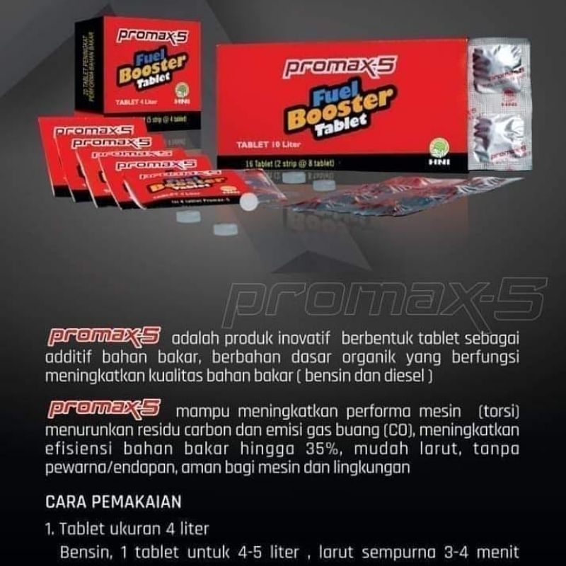 PROMAX-5 HNI ORI, PENGHEMAT BBM