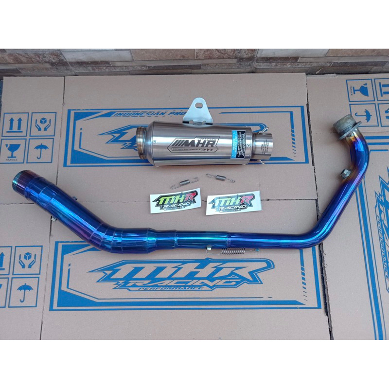 Knalpot MHR RACING MX GSK R15 FU SONIC VIXION CBR CB TIGER MEGAPRO BYSON DLL