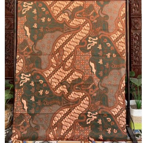 kain batik katun printing motif peta parangg
