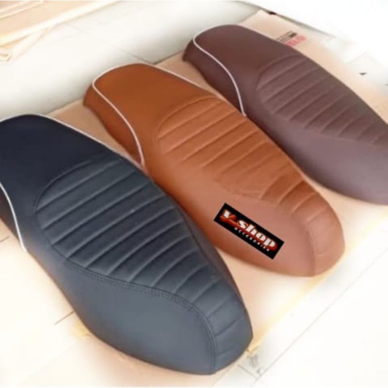 Sarung Jok Motor Fazzio Filano Scoopy Fino Genio X-Ride Beat Variasi Caferacer MBtech