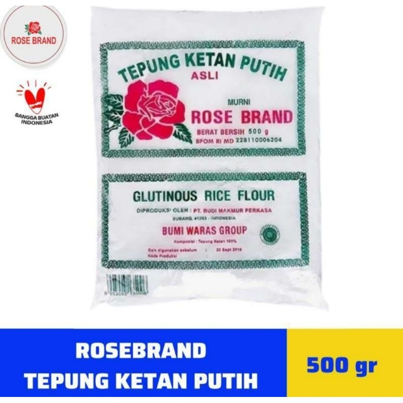 

Tepung ketan putih rosebrand 500gr tepung ketan rose brand