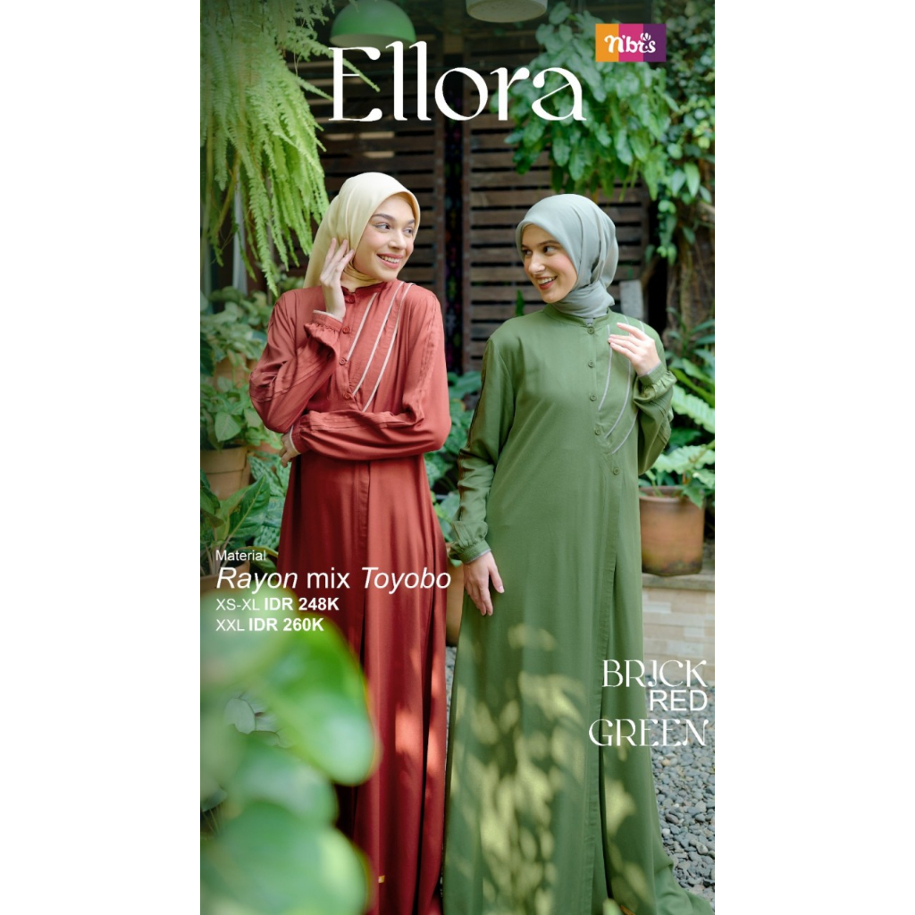 TERBARU GAMIS POLOS DEWASA NIBRAS ELLORA | NIBRAS 2023