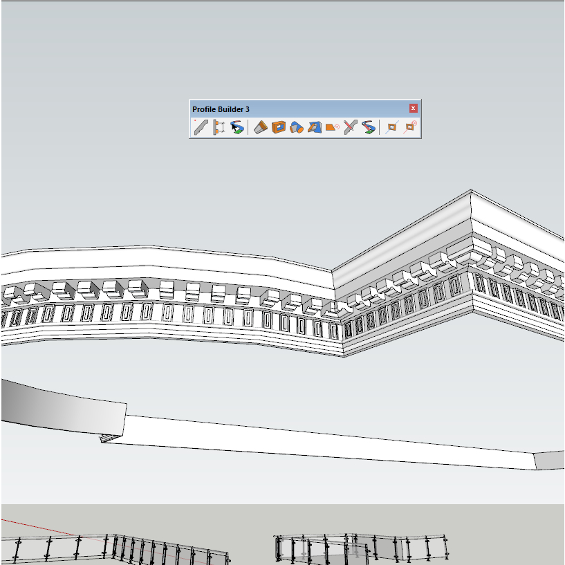 Assembly Custom Profile Builder - List Plafond (Classic) Sketchup.