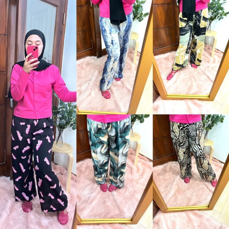 CELANA KULOT RAYON PREMIUM ADEM - CELANA KULOT WANITA - CULLOTE PANTS