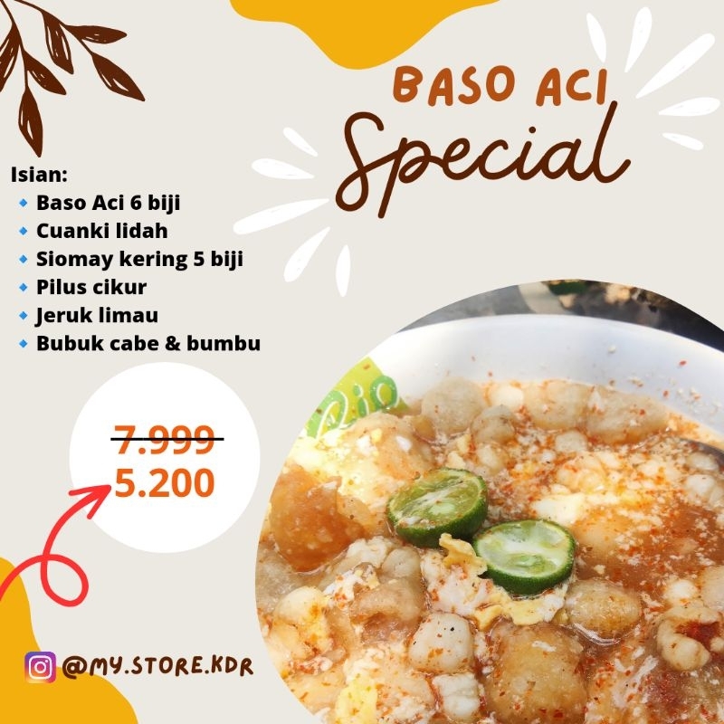 

Baso Aci Murahh Enakk