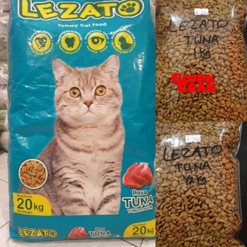 Lezato cat food 20kg - makanan kucing lezato
