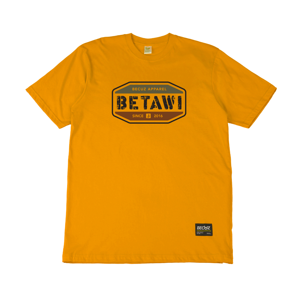 BECUZ Apparel Tshirt Betawi Gulf - Kuning