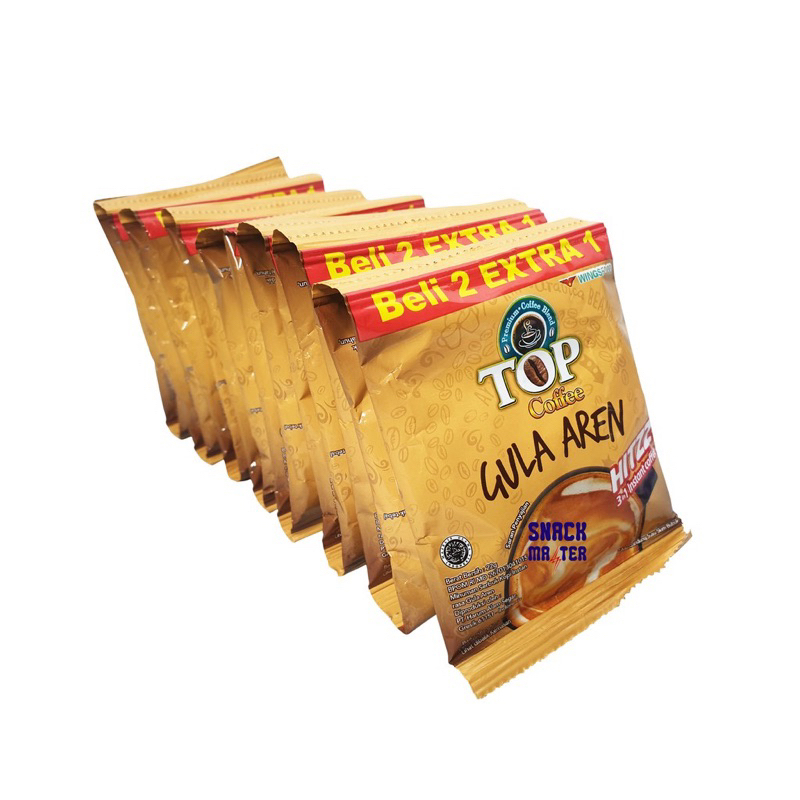 

Top Kopi Gula Aren Renceng - Netto 15 bungkus x 22 gr (1 Renceng)