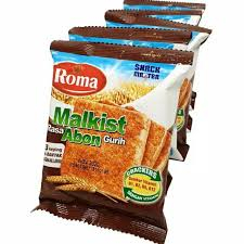 

Roma malkist Renceng isi 10 bungkus abon cracker coklat