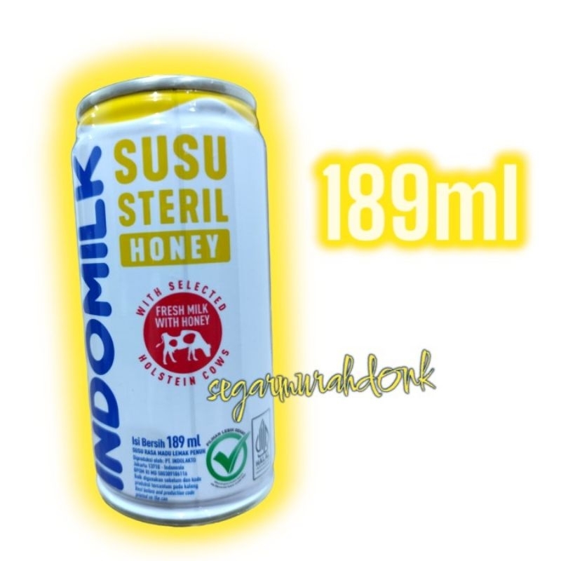 

Indomilk Susu Steril Honey 189 ml rasa Madu