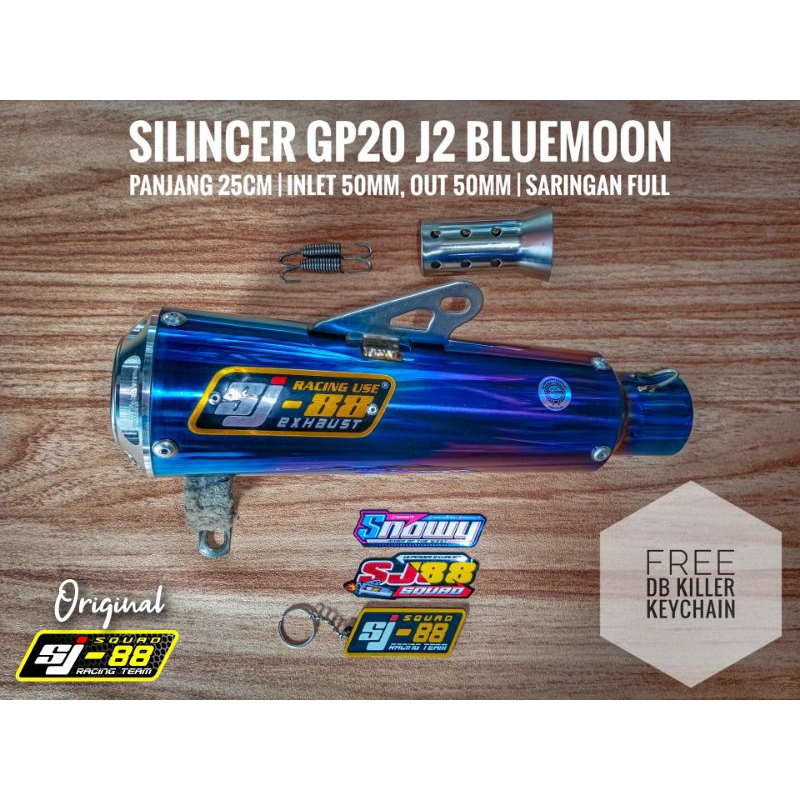 Silincer SJ88 GP20 Bluemoon (Bonus DB Killer)