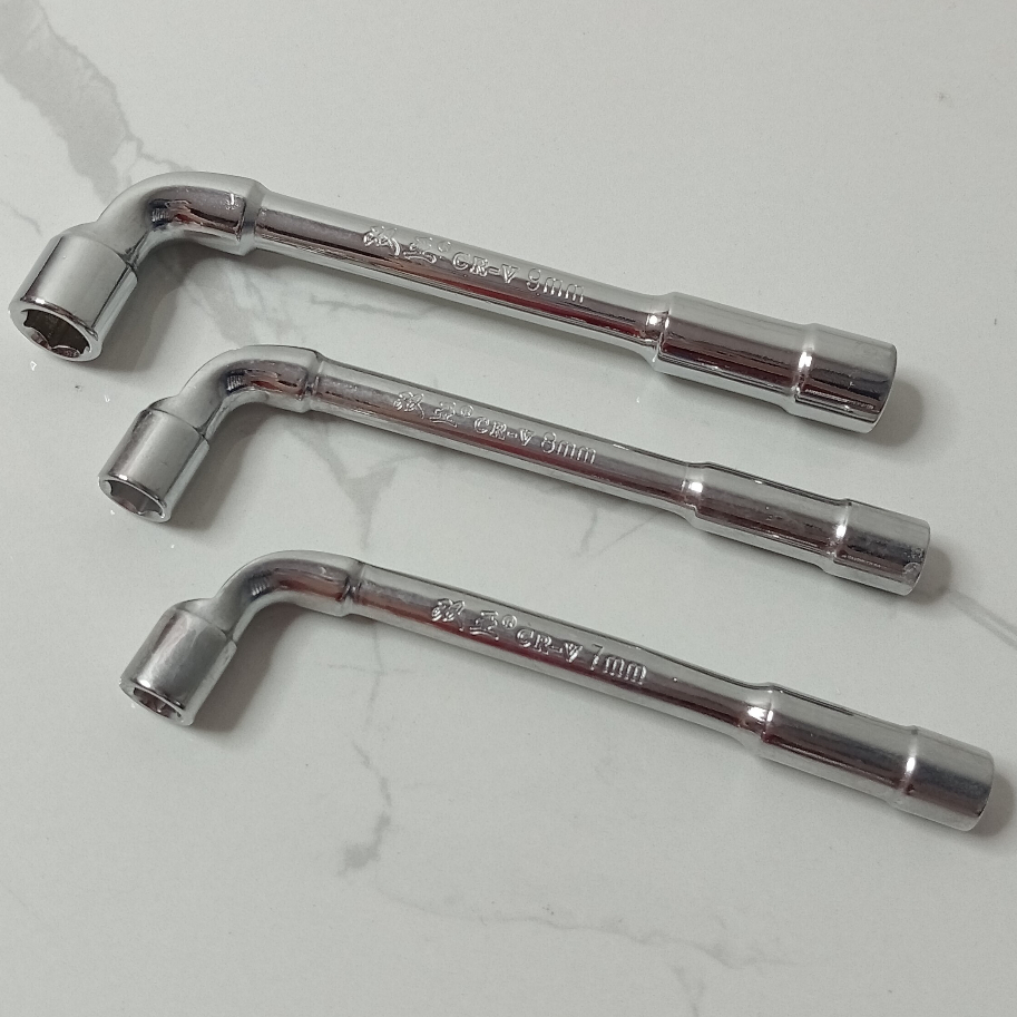 KX Baja - Toolkit - Kunci Shock L Double Shock | Kunci Sok L Berlubang |  Key L Shock Handle