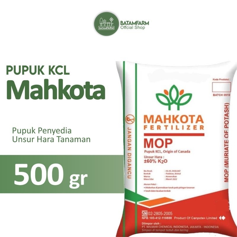 Pupuk KCL / MOP 500 gr