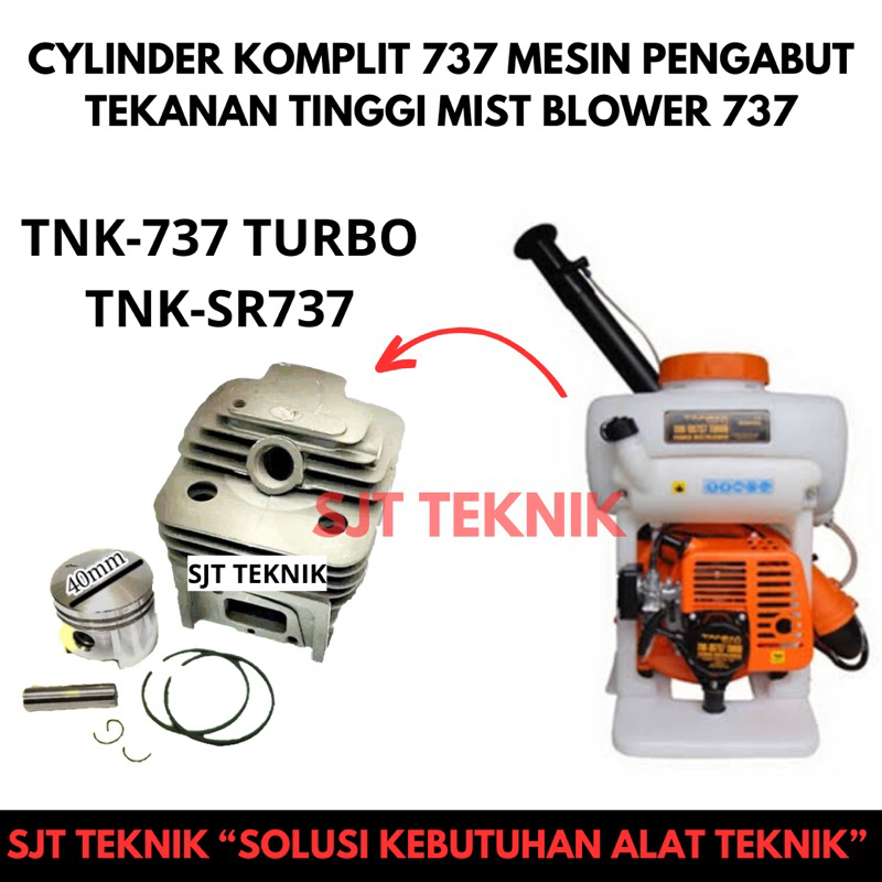 Cylinder block assy mesin penyemprot pengabut tekanan tinggi 737 blok komplit mesin mist blower 737 