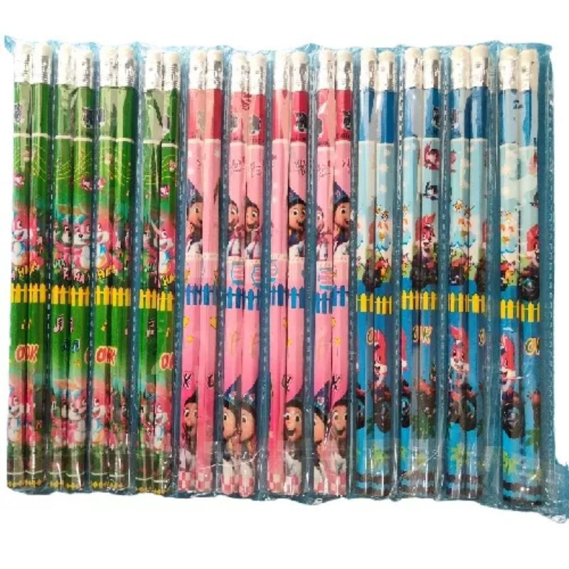 

PENSIL KAYU RENTENG ISI 24 PCS ECER