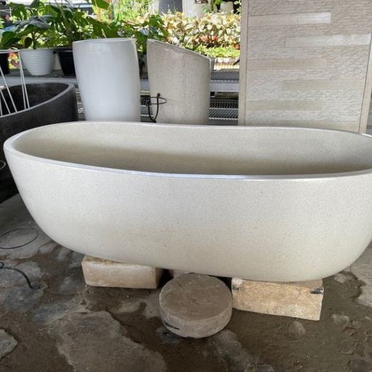 Bathtub Oval Finishing Glossy 120cm