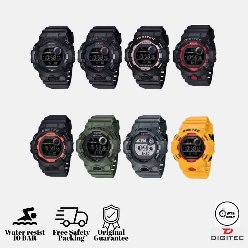 Jam tangan Pria Digitec DG 5112T / 5112 Original