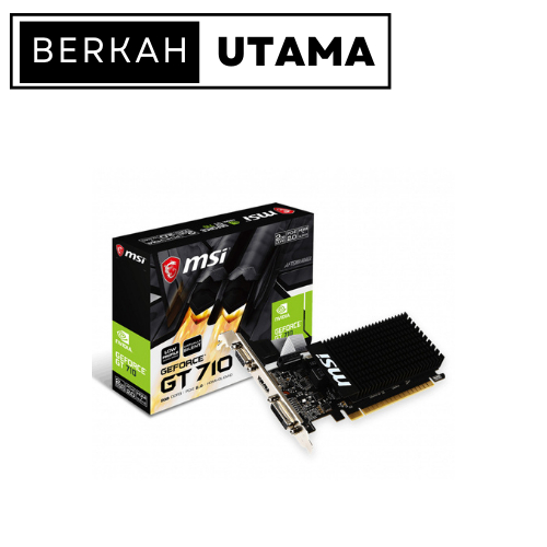 VGA MSI GEFORCE GT 710 2GB - GT710 2 GB DDR3 LP
