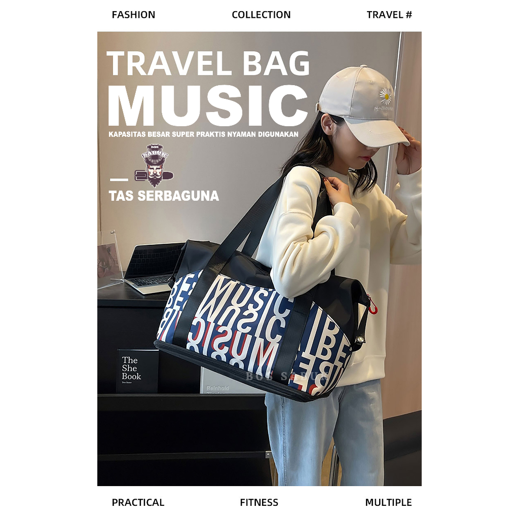 Tas Travel Penyimpanan Portabel Fashion olahraga-BS1032