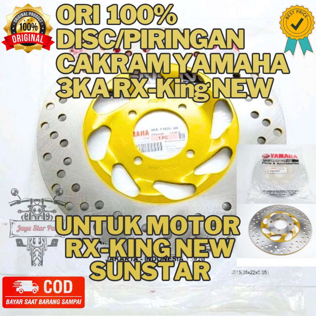ORI Piringan disc cakram RX-King new sunstar BERKUALITAS